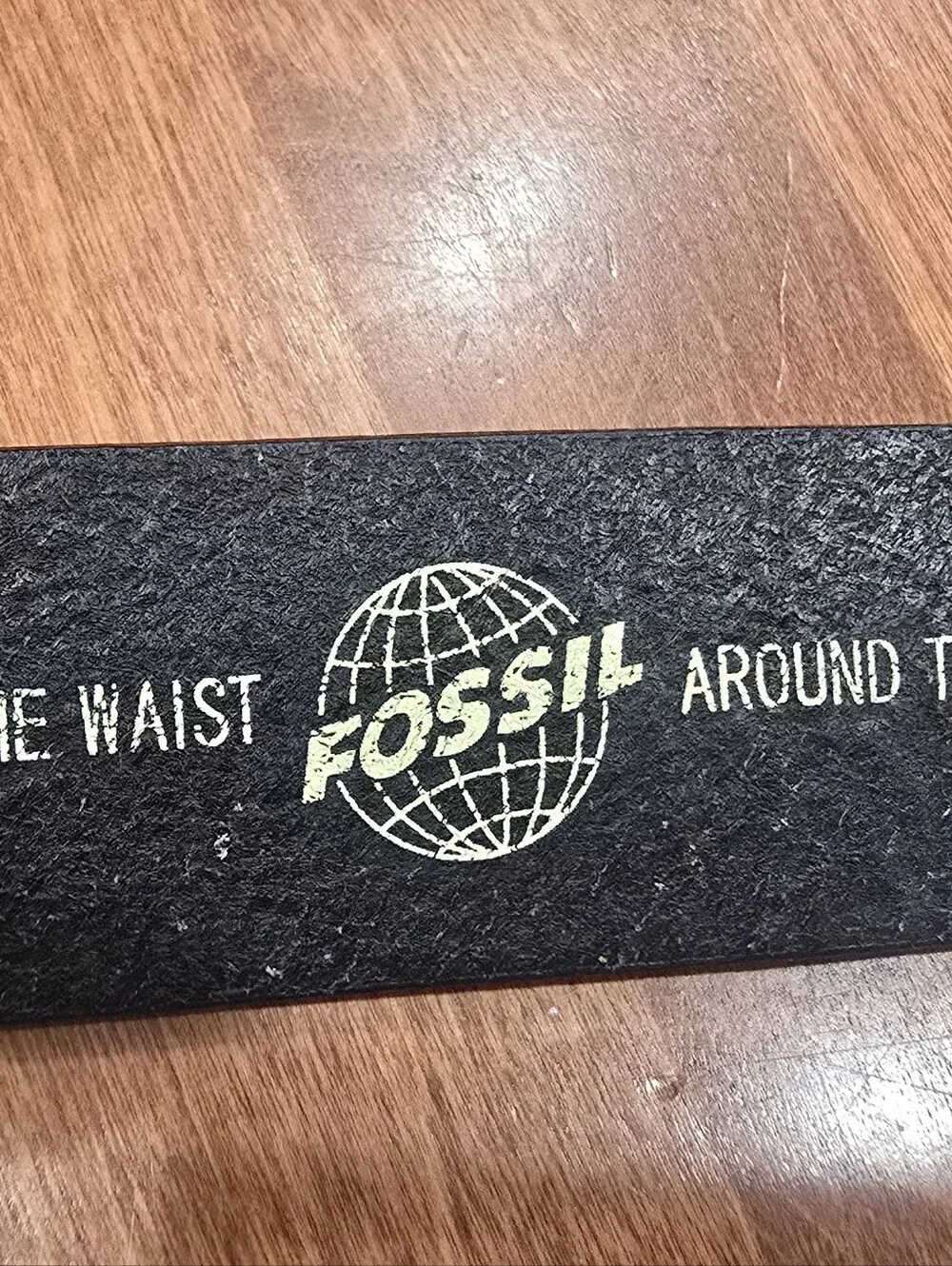 Fossil Men's Genuine Leather Black Belt Size 100/40